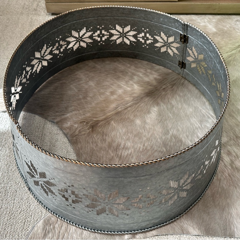 Arhaus Christmas tree collar skirt